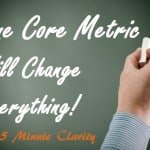 One Core Metric - 5 Minute Clarity Worksheet - Samurai Innovation