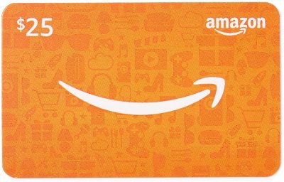 Amazon-25 dollar gift card for CPJ